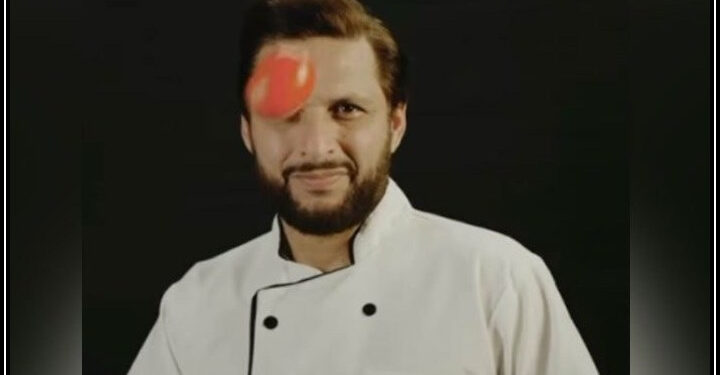 ہاتھ میں بلے کی بجائے چھری، آفریدی کی کرکٹ کے بعد ذائقے کی دنیا میں انٹری