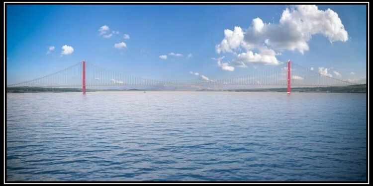 یورپ اور ایشیاء کو ملانے والے ‘سسپنشن برج’ کی تعمیر مکمل