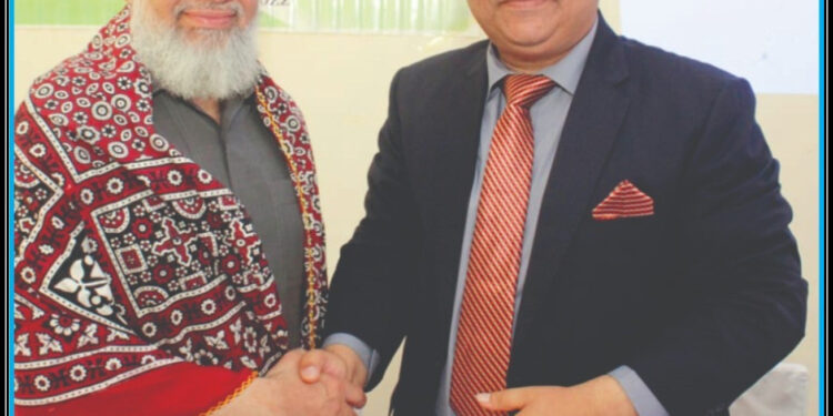 ھایئرایجوکیشن کیمشن کے وفد کا سندھ زرعی یونیورسٹی ٹنڈوجام کے ذوالفقار علی بھٹو ایگریکلچر کالج ڈوکری  کا دورہ