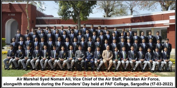 پی اے ایف کالج سرگودھا میں فاؤنڈرز ڈے کا انعقاد