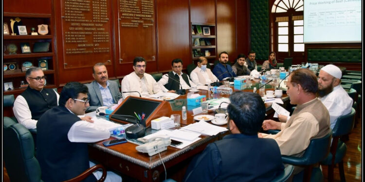 گوشت کے بعد نان، چپاتی اور بیکری آئٹمز کے نرخ مقرر کرنے کے سلسلے میں کمشنر کراچی کی زیر صدارت اجلاس۔