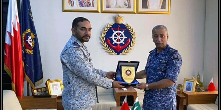 پاک بحریہ کے جہاز پی این ایس شمشیر کادورہِ بحرین اسلام آباد( نمائندہ خصوصی)