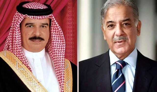 وزیراعظم کی بحرین کے شاہ حمد بن عیسیٰ الخلیفہ کو ٹیلی فون‘ عید الاضحی کی مبارکباد ،شہباز شریف کامملکت بحرین کے برادرعوام کی مسلسل ترقی اور خوشحالی کےلئے نیک خواہشات کا اظہار