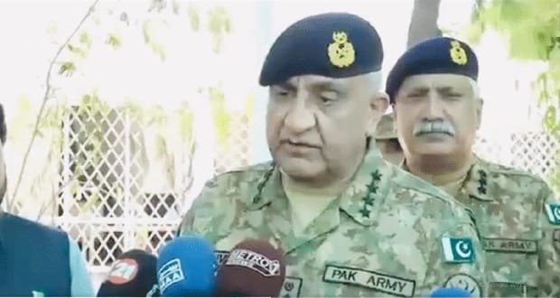 سیلاب سے بچاؤ کیلئے ڈرینج سسٹم کو بہتر اور مزید بڑے ڈیمز بنانے پڑیں گے، آرمی چیف جنرل قمر جاوید باجوہ