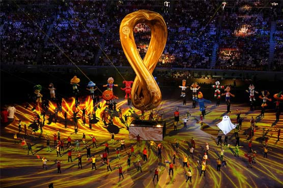 قطر میں فٹبال ورلڈکپ 2022 کا رنگا رنگ افتتاحی تقریب سے آغاز ہو گیا افتتاحی میں میزبان قطر کو شکست