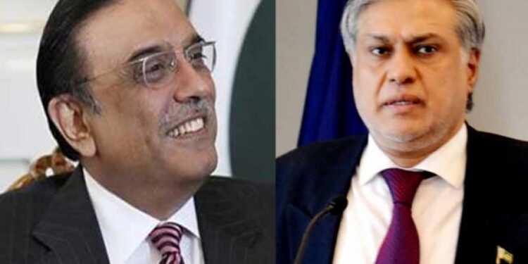 آصف علی زر داری سے اسحق ڈار سے ملاقات ،مجموعی سیاسی صورتحال پر تبادلہ خیال