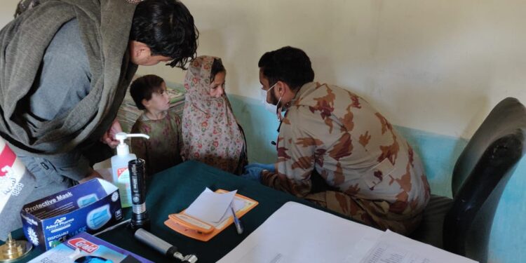 ایف سی بلوچستان (نارتھ) کی جانب سے کوہلو اور ژوب میں فری میڈیکل کیمپس کا انعقاد