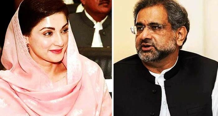 نوازشریف نے مریم نواز کو شاہد خاقان کے تحفظات دور کرنے کا ٹاسک سونپ دیا