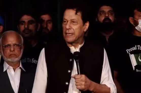 نواز شریف کا پلان ہے پہلے عمران خان کو جیل میں ڈالو پھر آﺅ نگا‘ عمران خان ہمارے لڑکے جس جذبے سے کھڑے ہوئے سلام کرتا ہوں ،شعور آگیا ،اب یہ بھاگنے والی قوم نہیں رہ گئی، چیئرمین تحریک انصاف