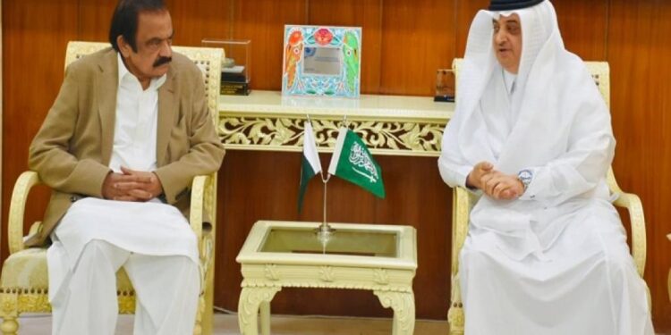 سعودی سفیر کی جیلوں میں قید پاکستانیوں کی جلد رہائی میں مدد کی یقین دہانی:پاکستان سعودی عرب تاریخی، دیرینہ اوربرادرانہ تعلقات ہیں۔سعودی سفیر