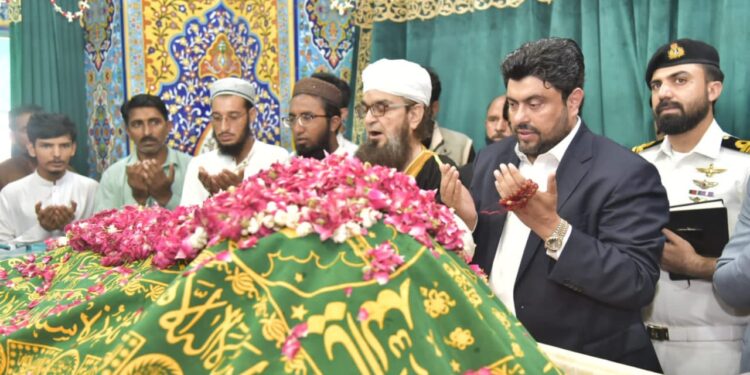 گورنر سندھ نے حضرت عبداللہ شاہ غازی ؒ کے 1293ویں عرس کا افتتاح کردیا