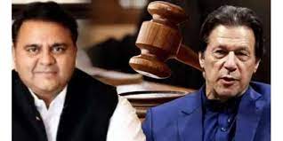 توہین الیکشن کمیشن کیس:عمران خان اور فواد چوہدری کے نا قابلِ ضمانت وارنٹ جاری