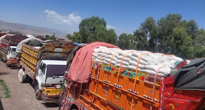 چینی افغانستان اسمگلنگ کی کوشش ناکام،20ٹرک ضبط