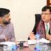 کمشنر کراچی محمد سلیم راجپوت کا کراچی پریس کلب کا دورہ ، صدر سعید سربازی اور سیکریٹری شعیب احمد سے ملاقات۔