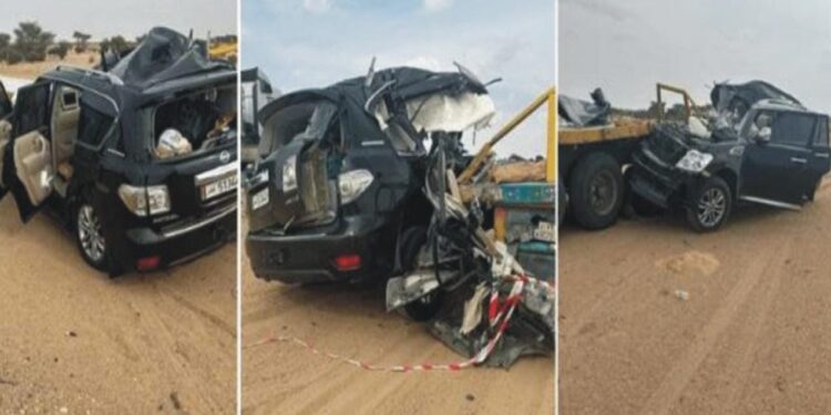 سعودی عرب، ٹریفک حادثہ، پاکستان آرمی کے میجر کی والدہ، اہلیہ، بیٹا اور بیٹی جاں بحق