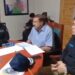 نگراں صوبائی وزیر داخلہ بریگیڈیئر (ر) حارث نواز اور آئی جی سندھ رفعت مختار راجہ کا ڈی آئی جی پی آفس حیدرآباد کا دورہ
