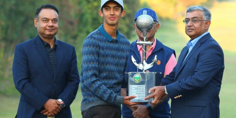 ارتضیٰ حسین نے سولہویں چیف آف دی نیول اسٹاف امیچور گالف کپ 2023 کا ٹائٹل اپنے نام کر لیا