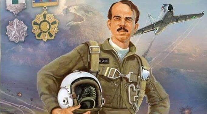 چیئرمین جوائنٹ چیفس آف اسٹاف کمیٹی کا 11 ویں برسی پر قومی ہیرو ایم ایم عالم کو خراج تحسین