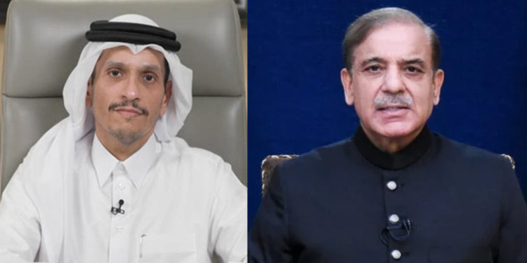 وزیرِ اعظم محمد شہباز شریف کو قطر کے وزیرِ اعظم کا عید الفطر کی مبارکباد کیلئے ٹیلی فون، پاکستان اور قطر کے مابین دیرینہ برادرانہ تعلقات کی مضبوطی پر اطمینان کا اظہار