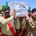 پشاور:حسن خیل میں آپریشن کے دوران جام شہادت نوش کرنے والے کیپٹن حسین جہانگیر شہید اور حوالدار شفیق اللہ شہیدکی نماز جنازہ پشاور گیریژن میں ادا کر دی گئی