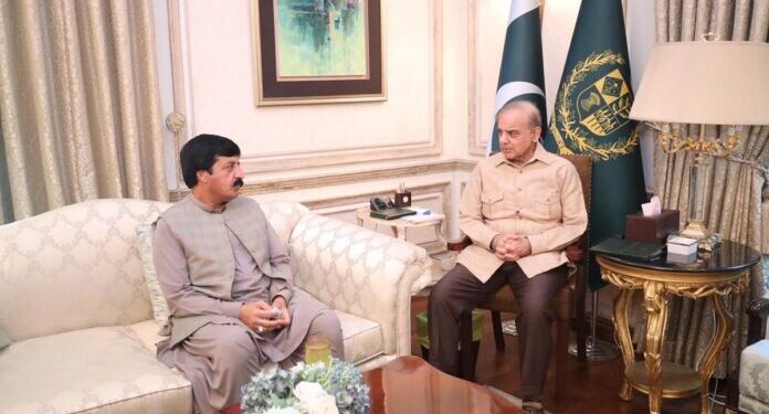 وزیراعظم محمد شہباز شریف سے گورنر پنجاب سردار سلیم حیدر کی ملاقات