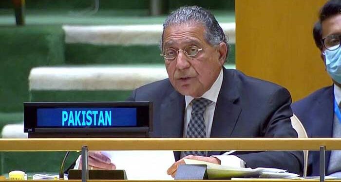 اقوام متحدہ کی سلامتی کونسل کے رکن کی حیثیت سے پاکستان مشرق وسطیٰ میں امن اور محکوم اقوام کےحق خودارادیت پر زور دے گا،پاکستانی سفیرمنیراکرم