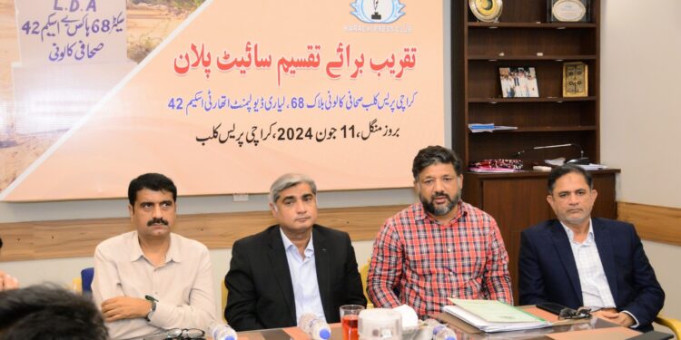 کراچی پریس کلب کی صحافی کالونی کی آباد کاری میں بھرپور تعاون کریں گے، صفدر علی بگھیو