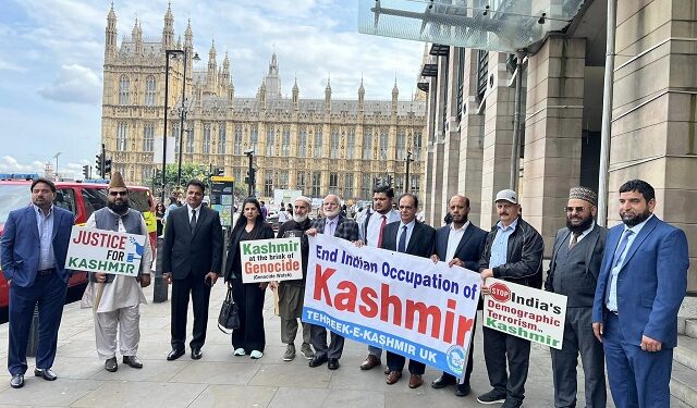 برطانوی پارلیمنٹ میں منعقدہ کشمیر کانفرنس میں تنازعہ کشمیر کے حل کیلئے سہ فریقی مذاکرات پر زور