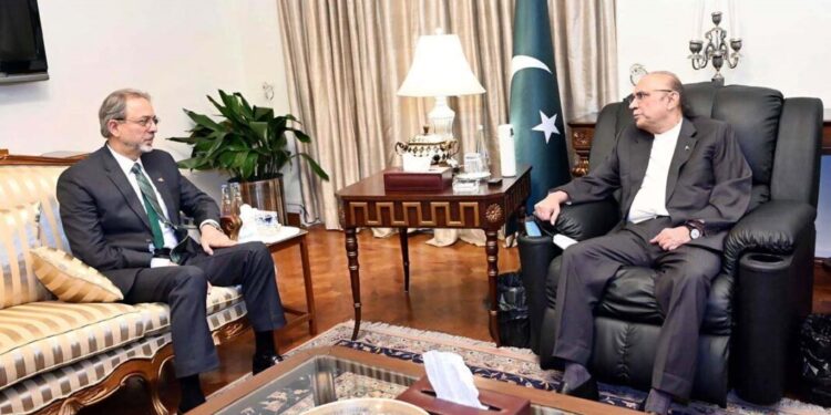 صدر مملکت آصف علی زرداری سے پاکستان میں ترکیہ کے سبکدوش ہونے والے سفیر کی ملاقات