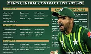 پی سی بی نے 2025-26 کے بین الاقوامی سیزن کیلئے 30 کھلاڑیوں کو سنٹرل کنٹریکٹ دے دیے