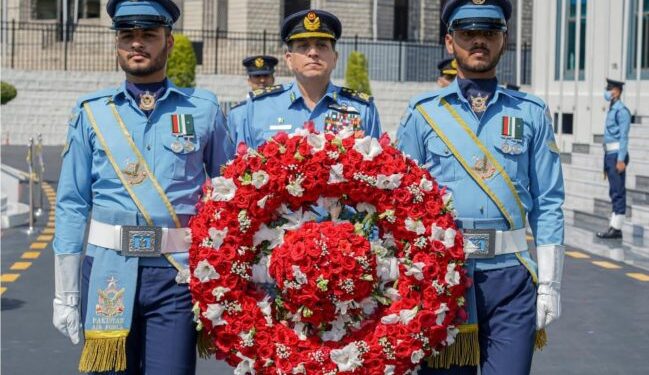 پاک فضائیہ کی جانب سے 7 ستمبر کو ملک بھر کی تمام ایئر بیسز پر یوم شہداء منایا گیا