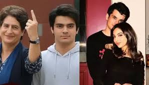 سونیا گاندھی کے نواسے اور پریانکا گاندھی کے بیٹے رائہان واڈرا کی مسلمان اسکول فرینڈ آویوا بیگ سے شادی متوقع