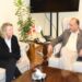 وفاقی وزیر ڈاکٹر مصدق ملک سے ڈنمارک کی سفیر ماجا مورٹینسن کی ملاقات