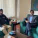 چیف سیکریٹری سندھ آصف حیدر شاہ سے نو تعینات آئی جی سندھ جاوید عالم اوڈھو کی ملاقات