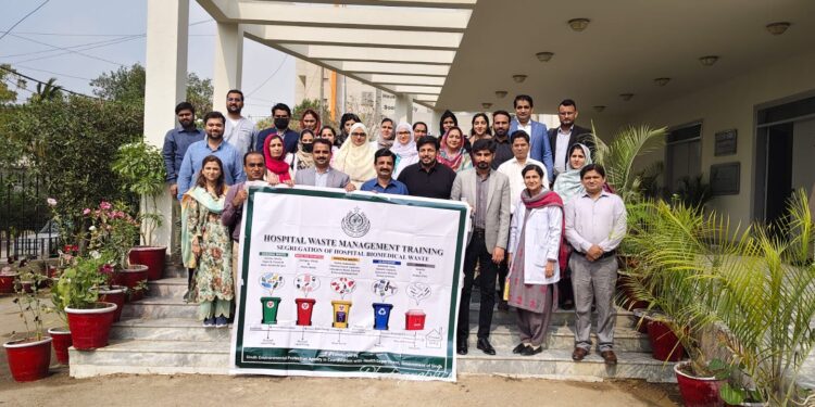 جے پی ایم سی میں اسپتالوں کے فضلے سے متعلق صوبہ بھر کی تربیت کا دوسرا سیشن