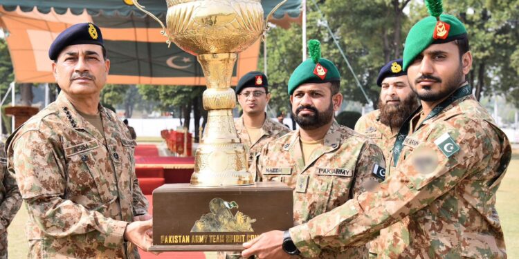 نویں بین الاقوامی پاکستان آرمی ٹیم سپرٹ مقابلے اختتام پذیر ، تقریب میں فیلڈ مارشل سید عاصم منیر کی بطور مہمان خصوصی شرکت