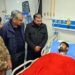 وفاقی وزیر داخلہ محسن نقوی، وزیراعلی بلوچستان سرفراز بگٹی اور کور کمانڈر بلوچستان کی سی ایم ایچ کوئٹہ آمد، زخمی پولیس اہلکاروں کی عیادت کی