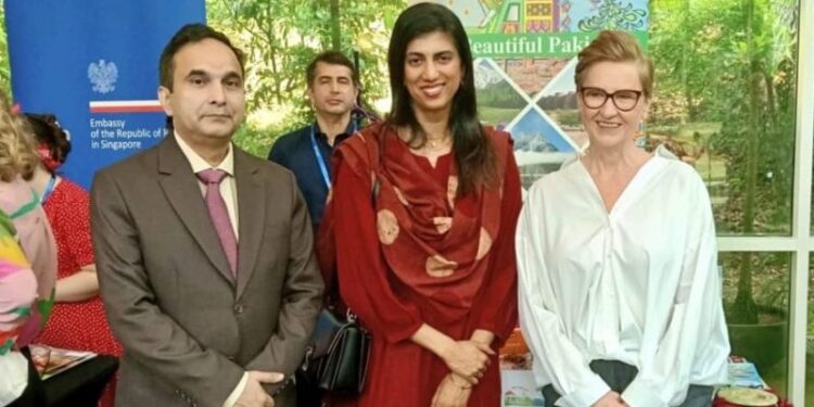 سنگاپور میں پاکستانی ہائی کمیشن کے زیر اہتمام تقریب میں ثقافتی ورثے کی نمائش