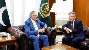 نائب وزیراعظم و وزیر خارجہ سینیٹر محمد اسحاق ڈار کی چین کے سفیر جیانگ زیڈونگ سے ملاقات، خطے میں بدلتی ہوئی صورتحال اور وسیع تر پیش رفت پر تبادلہ خیال