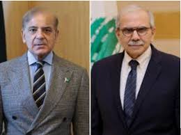 وزیر اعظم شہباز شریف کا لبنانی ہم منصب نواف سلام کو ٹیلی فون، عید الفطر کی مبارکباد دی