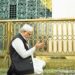 نائب وزیراعظم و وزیر خارجہ اسحاق ڈار کی مسجد نبوی میں حاضری