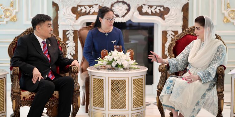 وزیراعلیٰ پنجاب مریم نواز شریف سے چین کے معروف کاروباری ادارے کنلون گروپ اور سندر گرین گروپ کے وفد کی ملاقات