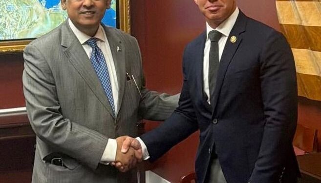 امریکا میں پاکستان کے سفیر کی کانگریس کی خارجہ امور کمیٹی کے چیئرمین سے ملاقات