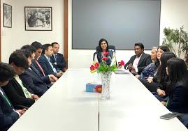 سنگاپور میں پاکستانی ہائی کمشنر سے ایم یو این انٹرنیشنل سے پاکستانی طلبہ کے وفد کی ملاقات