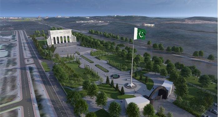 مال روڈ کے اہم ترین مقام بگی پارک میں ’’معرکہ حق‘‘ کی یادگار تیزی سے تکمیل کے آخری مرحلے میں داخل ہو گئی