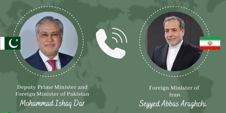 وزیر خارجہ اسحاق ڈار کی ایرانی ہم منصب عباس عراقچی سے ٹیلیفونک گفتگو، امن و استحکام کے فروغ کیلئے جاری سفارتی کوششوں پر تبادلہ خیال