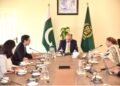 وفاقی وزیر ڈاکٹر مصدق ملک سے چین کے انسٹیٹیوٹ آف فنانس اینڈ سسٹین ایبلٹی کے صدر کی ملاقات، گرین ٹیکنالوجیز اور منصوبوں کے عملی اطلاق پر تبادلہ خیال