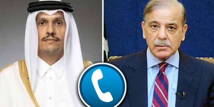 وزیراعظم شہباز شریف کی قطر کے وزیراعظم و وزیر خارجہ شیخ محمد بن عبدالرحمن بن جاسم الثانی سے ٹیلیفون پر گفتگو، دوطرفہ تعاون اور مشرق وسطیٰ کی بدلتی ہوئی صورتحال پر تبادلہ خیال