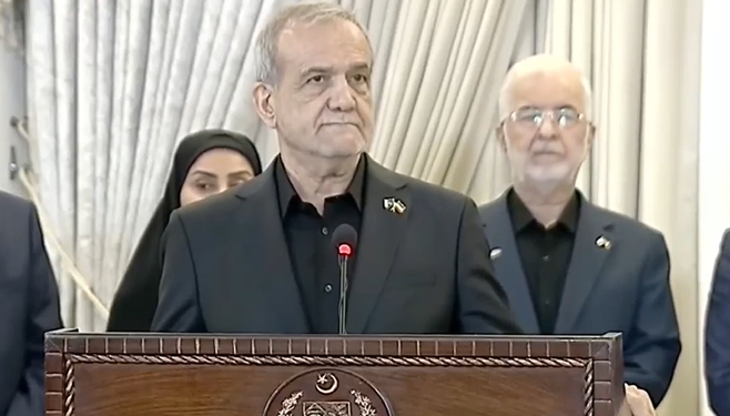 اسلام آباد مفاہمتی یادداشت معاہدے کی شکل اختیار کرے گی اور ترقی کی نئی راہیں کھلیں گی ، وزیراعظم شہباز شریف۔۔۔ امن، ترقی اور خوشحالی کے لئے پاکستان کے اہم کردار کے معترف ہیں، ڈاکٹر مسعود پزشکیان