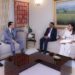 وفاقی جمہوریہ ایتھوپیا کے پاکستان میں سفیر ڈاکٹر عمر حسین اوبا کی چیئرمین سینیٹ پاکستان سید یوسف رضا گیلانی سے ان کی رہائش گاہ پر ملاقات